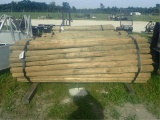 NEW 7' Treated Posts - Bundle of 100 Posts