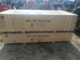 Double Garage Steel Barn - 45' x 25' Boxes A-B
