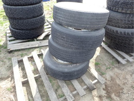 (4) 235/85-16 on 8 x 6.5 Lug Rims