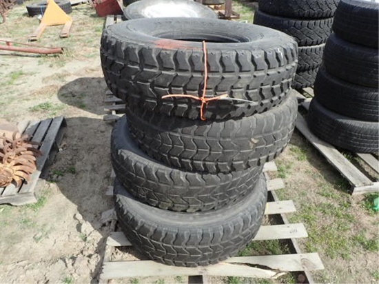 (4) 37/12.5-16.5 Tires