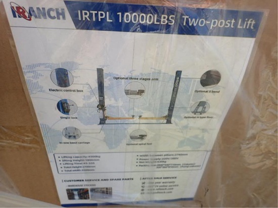 IRTPL 10,000lb Two Post Lift
