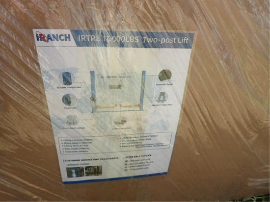 IRTPL 10,000lb Two Post Lift