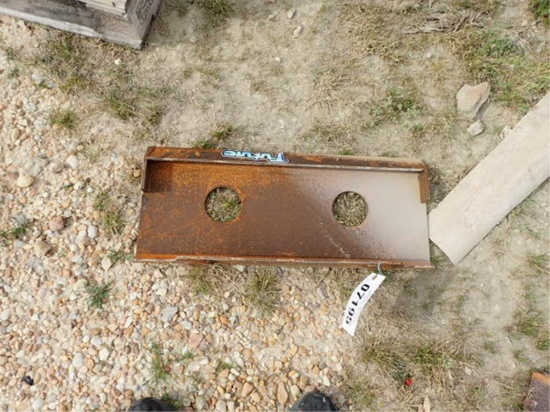 Mini Skid Steer Mounting plate