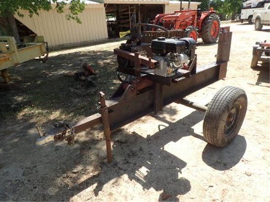 Shop Built Wood Splitter - Gas Driven