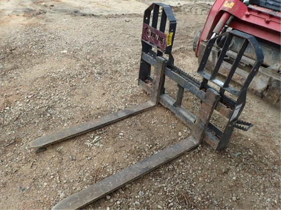 Virnig Skid Steer Pallet Forks - Made in the USA