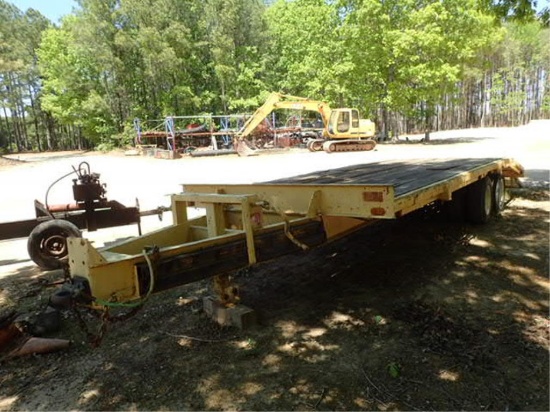 2000 Hudson 10 Ton Pintle Hook Equipment Trailer