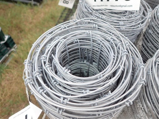 4' x 100' Roll - Hot Dipped Galvanized Field Fence