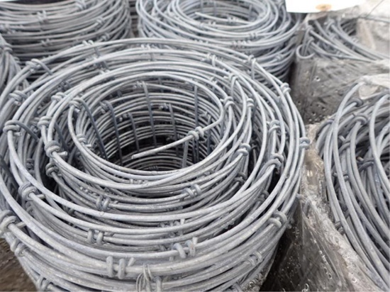 4' x 100' Roll - Hot Dipped Galvanized Field Fence