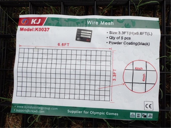 (5) Pieces of 3'3" x 6'6" Wire Mesh Panels