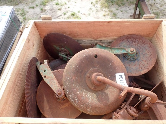 John Deere Breaking Plow Coulters & Tail Wheel