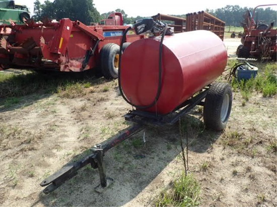 Fuel Tank with Pump on Trailer - NO TITLE