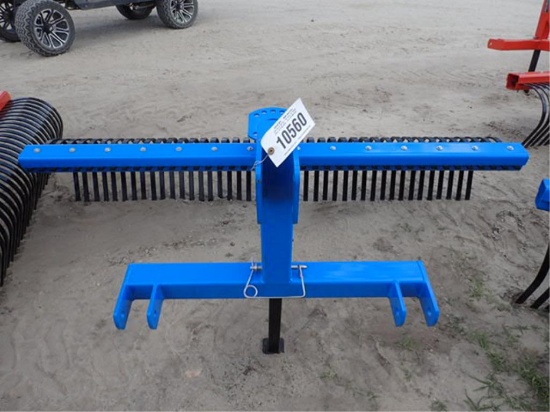 Blue 7 ft Landscape Rake
