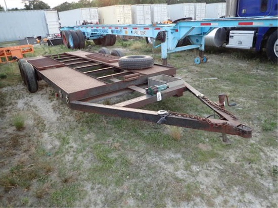 16' Metal Equipment Hauler Trailer
