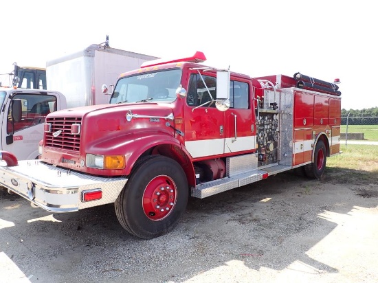 1998 International 4900 With DT466E Fire Truck