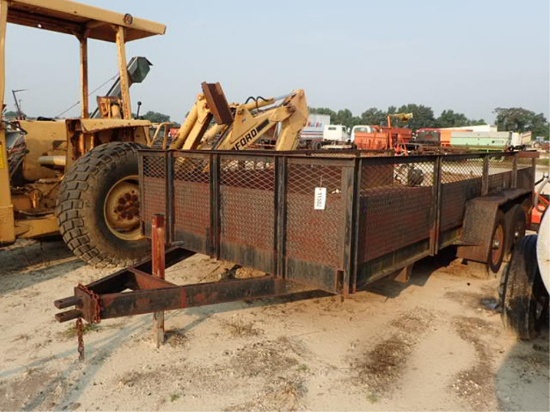 16' Dual Axle Metal Trailer