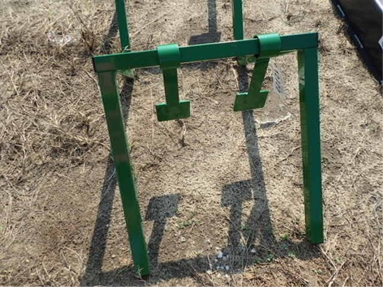 Green Metal Target Stand w/ 2 Targets