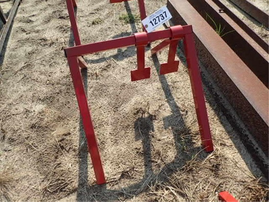 Red Metal Target Stand w/ 2 Targets
