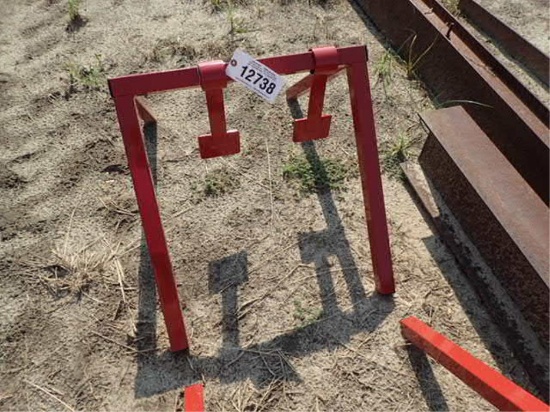 Red Metal Target Stand w/ 2 Targets