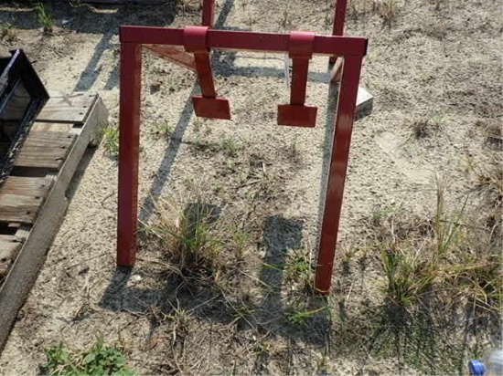 Red Metal Target Stand w/ 2 Targets