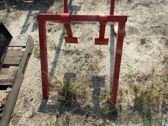 Red Metal Target Stand w/ 2 Targets