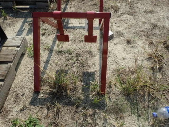 Red Metal Target Stand w/ 2 Targets