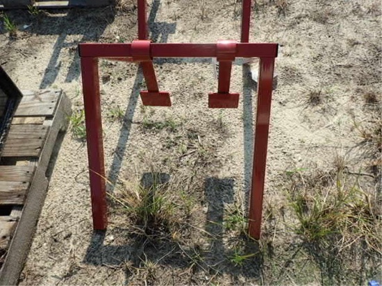 Red Metal Target Stand w/ 2 Targets