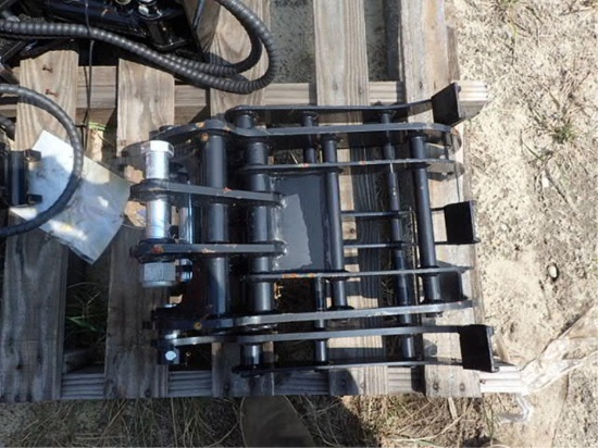 Rake w/ Hyd. Thumb for Mini Excavator