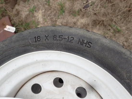 4- Tires 18x8.5-12 NHS with 4 Lug Rims