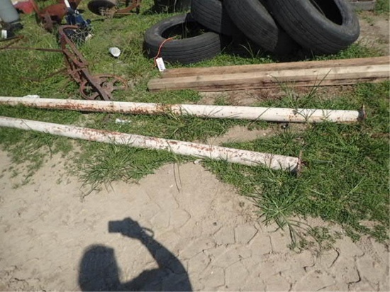 (1) 11'8" Metal Post & (1) 11'2" Metal Post