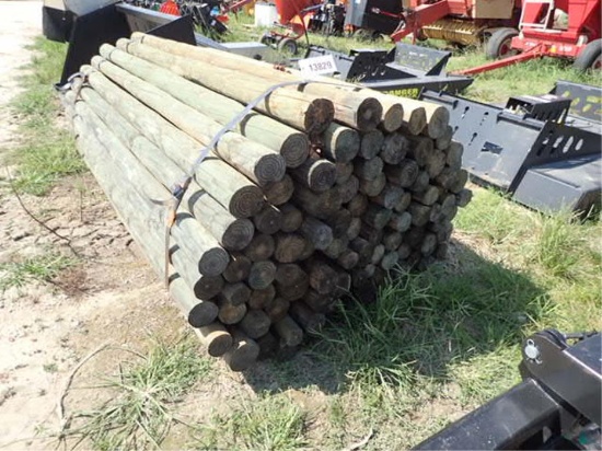 Bundle of 100 - 7' Treated Post New
