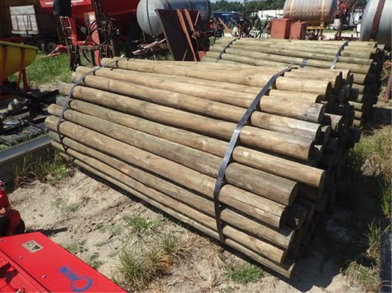 Bundle of 100 - 7' Treated Post New