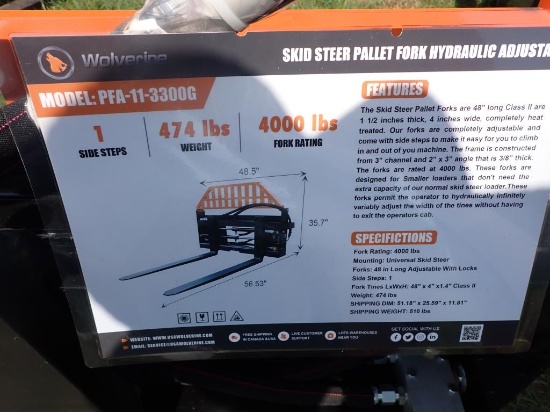 Hydraulic Adjustable Pallet Fork