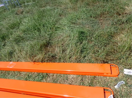 Skid Steer Pallet Fork Extensions Model EX-66-84L