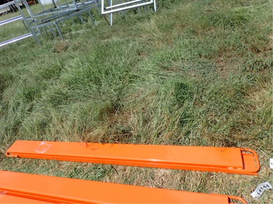 Skid Steer Pallet Fork Extensions Model EX-66-84L