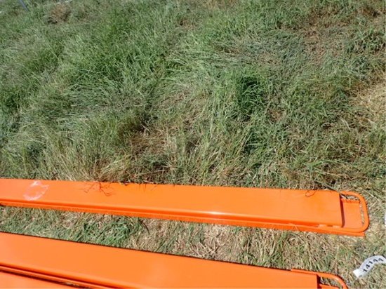 Skid Steer Pallet Fork Extensions Model EX-66-84L