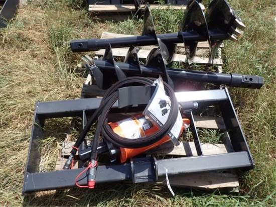 Auger Drive with 12" and 18" Bits