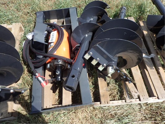 Auger Drive with 12" and 18" Bits