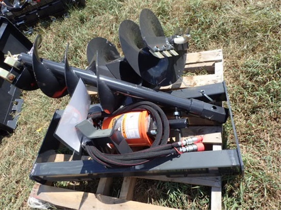 Auger Drive with 12" and 18" Bits