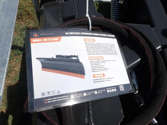 Skid Steer 84" Dozer Blade Model DB-15-84W