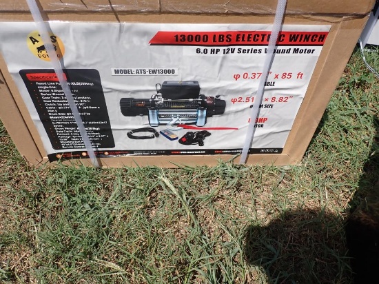 13,000lbs Electric Winch with 6HP Motor