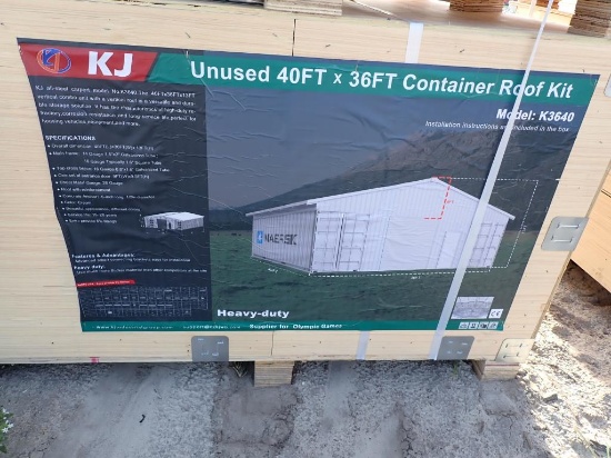 40'(L) x 36'(W) x 13'(H) Container Roof Kit