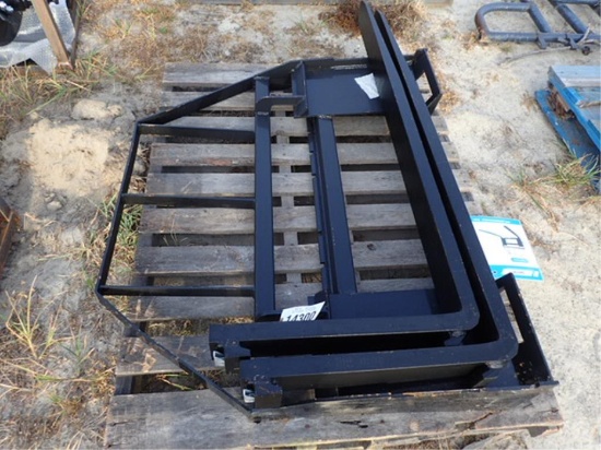Skid Steer Adjustable Quick Attach Forks