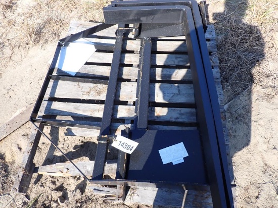 Skid Steer Adjustable Quick Attach Forks
