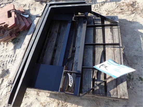 Skid Steer Adjustable Quick Attach Forks