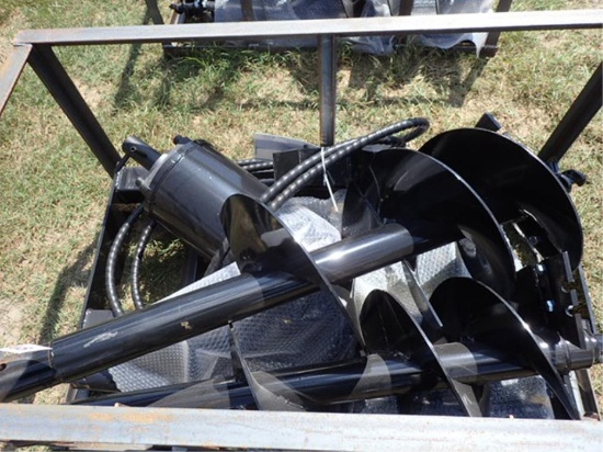 Skid Steer Auger w/ 6"12"14" Bits