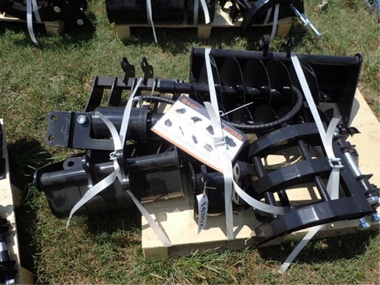Set of 9 Mini Excavator Attachments