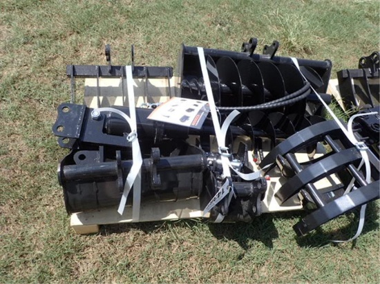 Set of 9 Mini Excavator Attachments