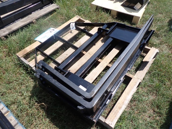 Skid Steer Adjustable Quick Attach Forks