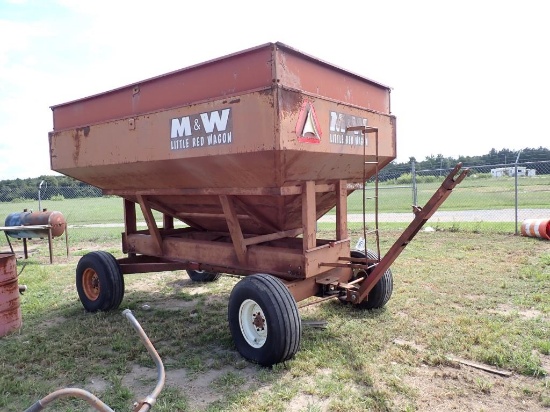 M & W 300 Bushel Gravity Wagon on Running Gear