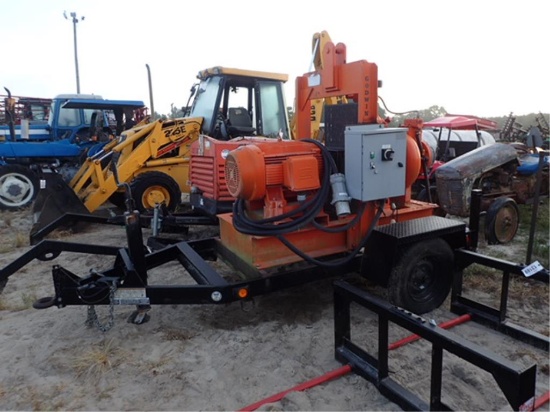 Godwin 8" Dri-Prime Electric Pump on Trailer CD225